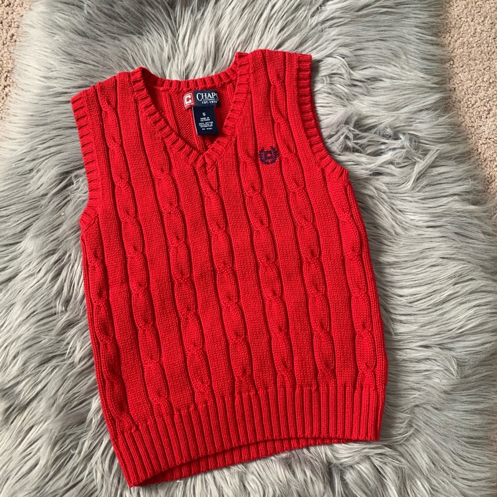 CHAPS boy sweater vest